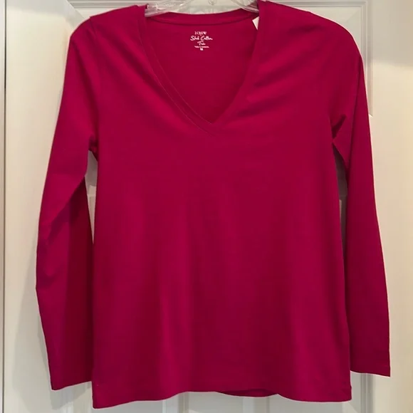 J. CREW NWT Slub Cotton Tee size M 100% cotton - Picture 1 of 6